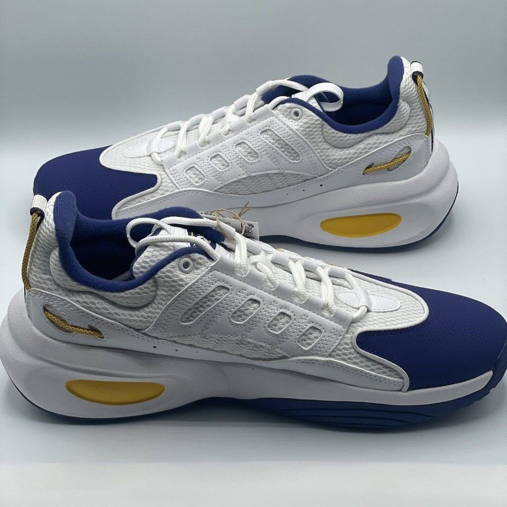 Reebok Solution Mid Men's Allen Iverson Basketball Yellow/Purple Shoes Size 11.5 - Picture 7 of 12